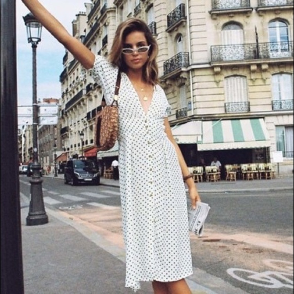 Faithfull the Brand Billie Dot Midi szS